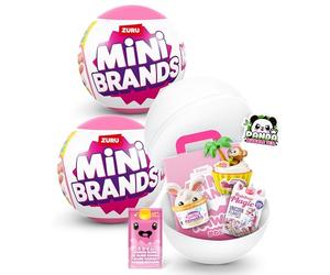 Mini Brands Capsule Kawaii de ZURU, minis Kawaii Surprises à Collectionner, Emballage à l’Aveugle, Articles à Collectionner sur Un thème Japonais, 2 Capsules