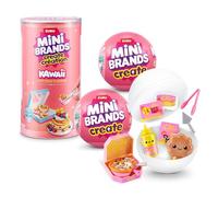 Mini Brands Mini Create Kawaii Kitchen Capsule Series 1 (2 Pack) de ZURU | Assemble et personnalise 10 minis nourriture kawaii, deballage surprise, loisir creatif DIY collectible, enfants