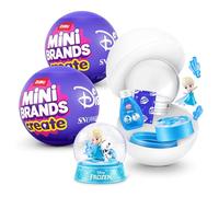 Mini Brands Snow Globe Disney Capsule 2PK de ZURU, Plastique, Multicolore | Decouvre des Personnages Disney Parfaitement Repliques, Construction et Personnalisation DIY, Miniatures Collectibles