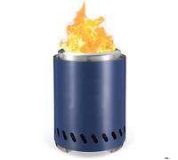 Mini brasero universel sans fumée, brasero de table portable pour granulés ou bois, combustion sûre, 20 x 14 cm