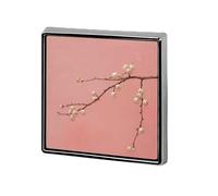 Mini broche carrée en alliage d'aluminium de 1,8 cm pour sac à dos, chapeau, costume, veste, décoration de vêtements