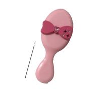 Mini brosse à cheveux de voyage, brosse démêlante à poils doux, brosse à cheveux secs et humides, petite brosse ovale démêlante humide pour s'emmêler facilement