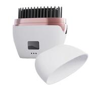 Mini brosse à lisser | 3 températures rechargeable numérique anti-brûlure | Mini fer à lisser sans fil, pour femmes et filles, cheveux longs et courts, coiffage à la maison, au bureau, en plein air