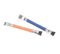 Mini Brosse de Nettoyage de Carte Mère, Brosse en Acier allié Durable pour L'électronique, Traitement de Précision, 2 Pièces pour Les Réparations électroniques