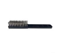 Mini brosse en fil d'acier pour enlever la rouille, le nettoyage, le polissage, les poils durs en métal, la peinture, le soudage, les scories, l'oxyde de scories, l'atelier à domicile (acier