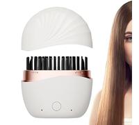 Mini Brosse Étirable,Peigne Refroidisseur Rechargeable,Contrôle De La Température 3 Vitesses De Voyage - pour Hommes Femmes Cheveux Courts Long Bouclés