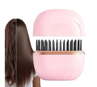 Mini Brosse Lisseuse Sans Fil,Outil De Coiffure Portable - Petit Peigne Lisseur De Cheveux | Pour Femmes Filles Voyageurs Professionnels Occupés Mariées Mères Usage Quotidien Voyage Vacances Mariage