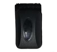 Mini brosse magnétique de nettoyage pour aquarium en verre jusqu'à 35 mm d'épaisseur avec côté rigide et côté doux pour la poussière (noir)