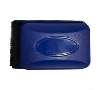 Mini brosse magnétique pour aquarium en verre pour aquarium de 35 mm d'épaisseur, conçue pour un retrait efficace et de la poussière (bleu)