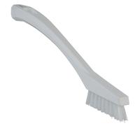 Vikan - Hygiène - Brosse de précision - Fibres extra dures - Blanc