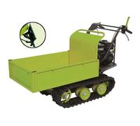 Mini brouette thermique - OHV - 300 kg - Lame à neige incluse - Tout terrain - 4.8 kW