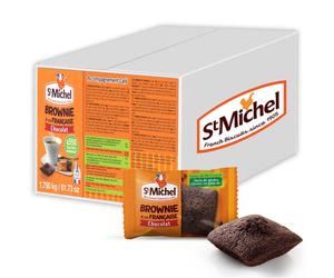 Mini Brownies St Michel au Chocolat - 350 mini brownies emballés individuellement
