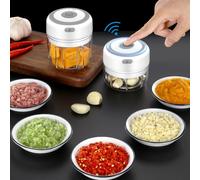 Mini broyeur à ail électrique, hachoir à aliments Portable, hachoir à légumes, chargeur USB, broyeur à viande, broyeur à ail à grande vitesse