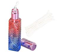 Mini BrûLeur à Alcool Portable Lampe Cas Vitrail RéChaud à Alcool Avec Cordon En Coton De 100 Cm Pour Le Camping En Plein Air MéNage Pique-Thé Café Scientifique Outil Chauffant