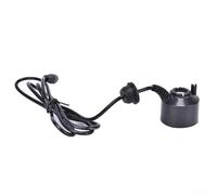 Mini brumisateur avec lumière LED, atomiseur de bassin, fontaine à eau, pulvérisateur de brouillard, 24 V, tête unique, 350 ml/h, arrêt automatique sans eau, alliage de zinc ABS noir
