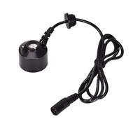 Mini brumisateur avec lumière LED, humidificateur à brouillard froid et diffuseur d'ions négatifs pour bassin, fontaine, aquarium ou fontaines d'eau intérieure, noir