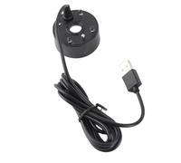 Mini Brumisateur Générateur de Brouillard Technologie Ultrasonique Générateur de Brouillard pour Décoration d'aquarium Aquarium/roche/étang/décoration/hydroponie USB Lumière LED