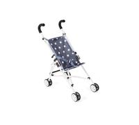 Bayer Chic 2000 Poussette pour poupée Roma, mini-buggy, petites étoiles, bleu marine