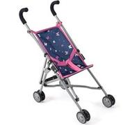 Mini-Buggy ROMA Papillons rose bleu pour poupée Rose G