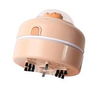 Mini bureau aspirateur - 3.15x3.15 pouces Capybara petit nettoyant portable portable à main pour office, aspiration efficace avec conception compacte, vide de table pour le dortoir du clavier de l'ord