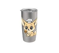 Mini-burger Kawaii au fennec de Chef Gobelet isotherme en acier inoxydable double paroi