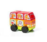 Mini-Bus En Bois Happy Animals Lm-10 13197 Cubika