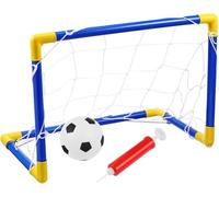 Mini but de football pour enfants - But de football junior avec filet, ballon et pompe - Idéal pour le jardin et l'intérieur - Entraînement de football pour les tout-petits garçons et filles à partir