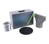 Mini Cabine de Peinture Cabine d'aspiration 3m³/min éclairage LED et tuyau d'évacuation