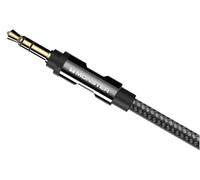 Mini câble audio stéréo Monster Cable Jack 3,5 mm mâle vers Jack 3,5 mm femelle 1,5 m Noir