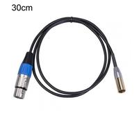 Mini Câble Audio Xlr 3 Broches Mâle Vers Femelle, Câble Audio Mâle Vers Femelle, Cordon De Microphone, Connecteur De Fil En Alliage De Zinc Pour Caméras