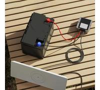 Mini câble d'alimentation de démarrage - Sortie 30 V 3,6 A, entrée 10-28 V, cordon CC 18 AWG pour mini paraboles, compatible avec voitures, camions et camping-cars (57 V 4,5 A - mètre)