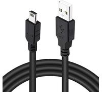 Mini câble de charge USB compatible avec les calculatrices Texas Instruments TI-84 Plus CE/TI-84 Plus C Silver Edition/TI-89 Titanium/TI-Nspire CX/CX II CAS - Cordon d'alimentation de charge rapide et