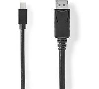 Mini câble Display Port Nedis CCGP37404BK20 Noir G