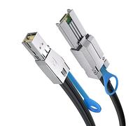 Mini câble SAS SFF-8088 vers SFF-8644 High Density HD Data Server Raid, 6 Gbps, 2 mètres (6.6ft)