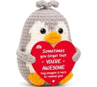 Mini cadeau de Noël émotionnel pour homme et femme, fait à la main, pingouin, cadeau inspirant pour elle, femme, amie, sœur, adolescente, maman, cowoker