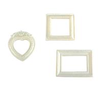 Mini Cadre en résine 4 à 5,5 cm 3 pièces