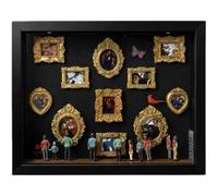 Mini cadre musée - Boîte d'ombre personnalisée à faire soi-même pour affichage de souvenirs unique, anniversaire et cadeau de couple (A)