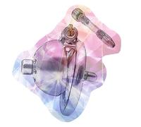 Mini cage plate spéciale avec tige en silicone, dispositif de protection en acier inoxydable pour hommes -FRHA23 (Tige courte en silicone, Anneau de 40 mm)