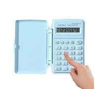 Mini Calculatrice,Calculatrice avec Couvercle | Table pour étudiants, pour les enseignants Bureau à domicile Examens Scolaires Caissiers