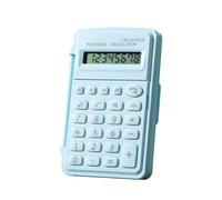 Mini calculatrice format de poche - Petit outil de calcul avec couvercle - Calculatrices de bureau pour étudiants, enseignants, testeurs, comptables, ingénieurs, comptables à domicile, bureau