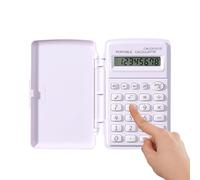 Mini calculatrice | Petit outil de calcul avec couvercle - Calculatrice de bureau pour étudiants, enseignants, comptables, caissiers, ingénieurs, comptables, testeurs, maison, bureau, entreprise