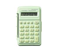 Mini Calculatrices - Calculette De Poche À 8 Chiffres | Petite Calculatrice De Bureau Aux Couleurs Acidulées | Unité Arithmétique Portable en Abs pour Maison, Bureau Et ÉCole avec Pile Bouton Incluse