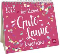 Mini calendrier 2025 : le petit calendrier de bonne humeur : petit calendrier de bureau avec dictons de bonne humeur | avec calendrier mensuel | cadeau pour les personnes de cœur, petite amie et