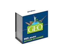 Collectif – Mini calendrier 365 jours autour du monde Géo – Calendrier cartonné – PlayBac