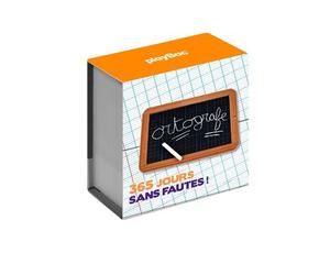 Mini Calendrier - 365 jours sans fautes ! - Sandrine Campese - Play Bac Eds - cartonné - Calendrier