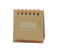 Mini calendrier de bureau 2026-2027, design simple et minimaliste pour bureau, maison ou étude, idéal pour les enseignants, l'appréciation des employés et les cadeaux de vacances (style E)