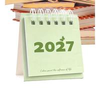 Mini Calendrier de Bureau 2027 Planificateur Familial Mensuel 12 Mois De | Calendrier de Bureau Pour Les Voyages Et Le Travail En Appartement En Dortoir À L'Hôtel Salle De Class