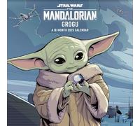 Mini calendrier mural 2025 Star Wars : The Mandalorian Grogu