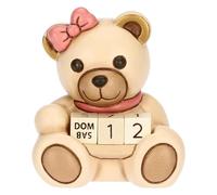 Mini Calendrier Teddy lei en céramique
