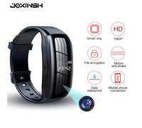 Mini Caméra 1080P HD Révélateur Petite Caméra, Audio, Voix, Enregistreur Vidéo, Bracelet Micro Caméscope, Support Carte TF Cachée noir